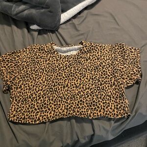 Cheetah crop top
